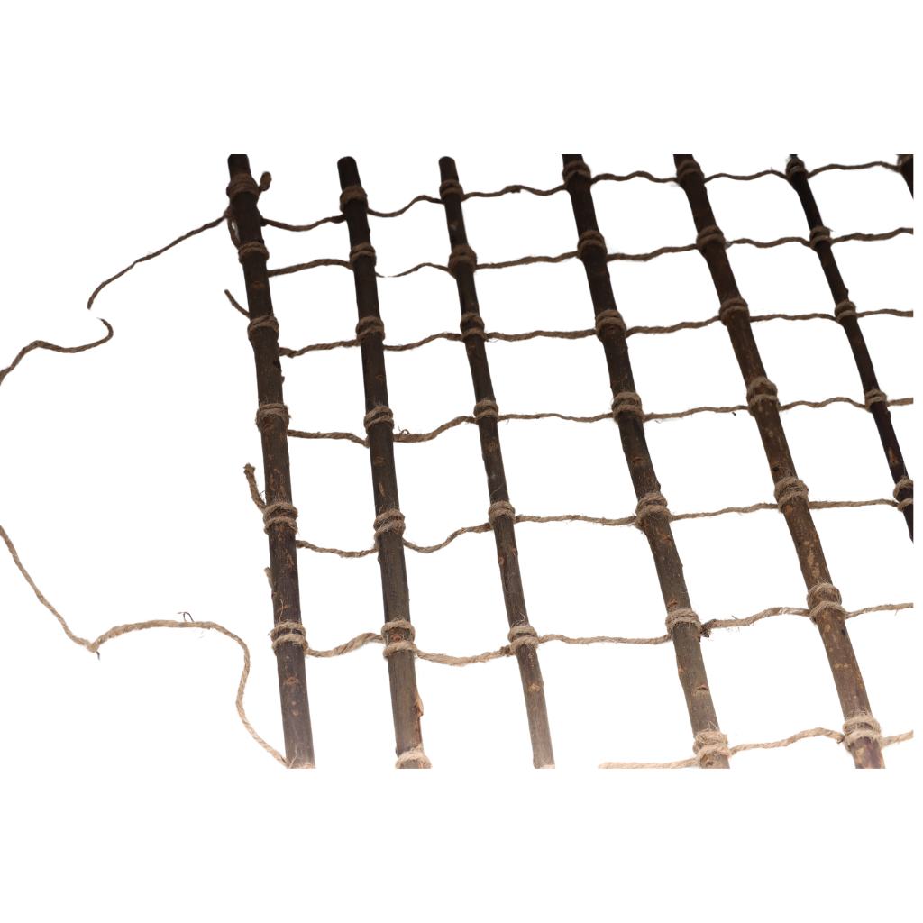 Wilgen/Jute klimnet 100x200cm