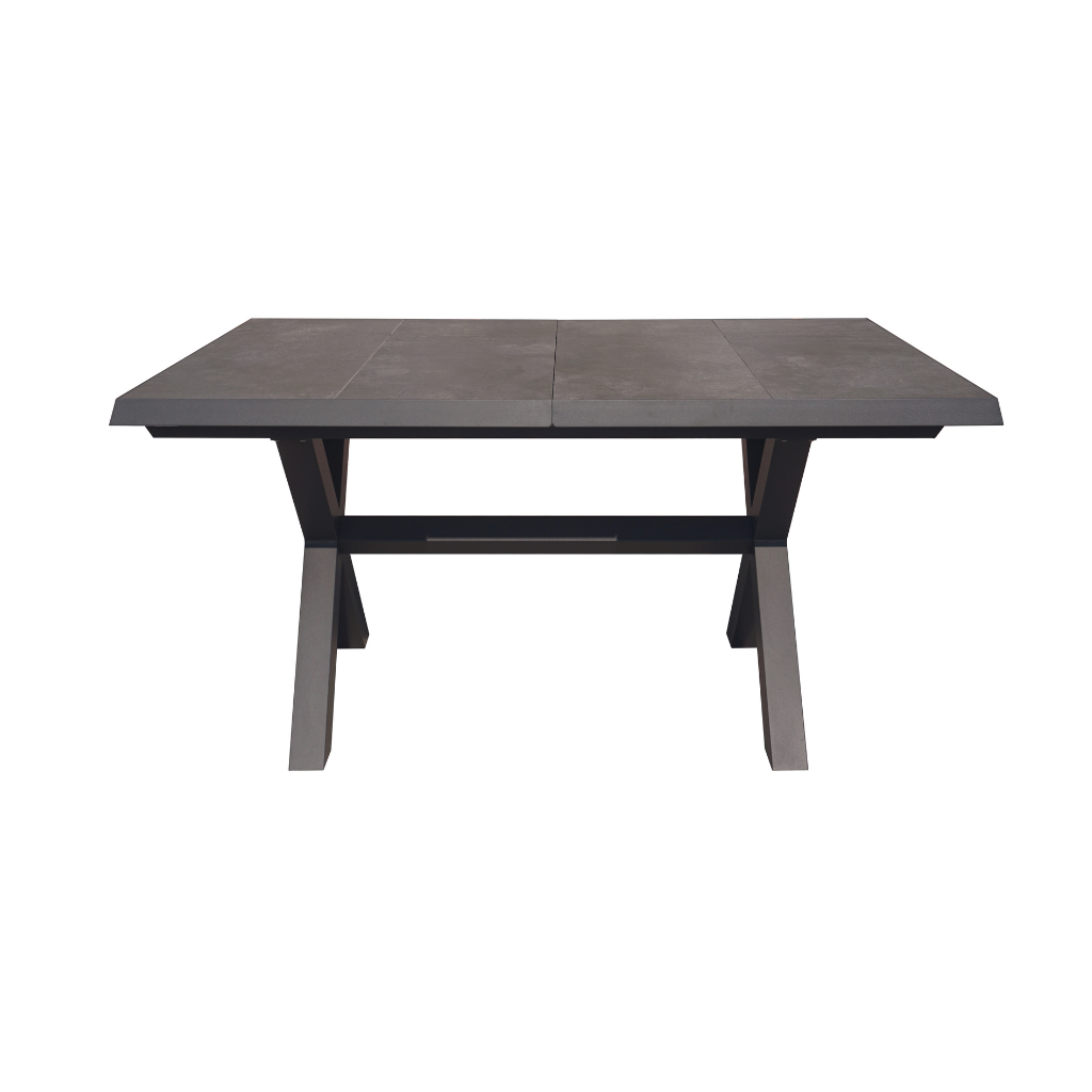 Royal Seasons Uitschuifbare tafel Sol Antraciet 163/203 x 93 x 76 cm