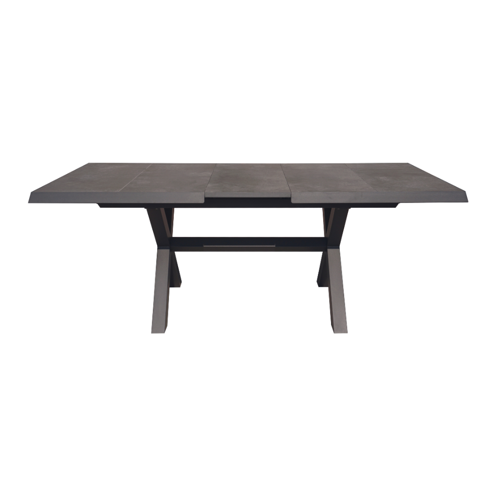 Royal Seasons Uitschuifbare tafel Sol Antraciet 163/203 x 93 x 76 cm