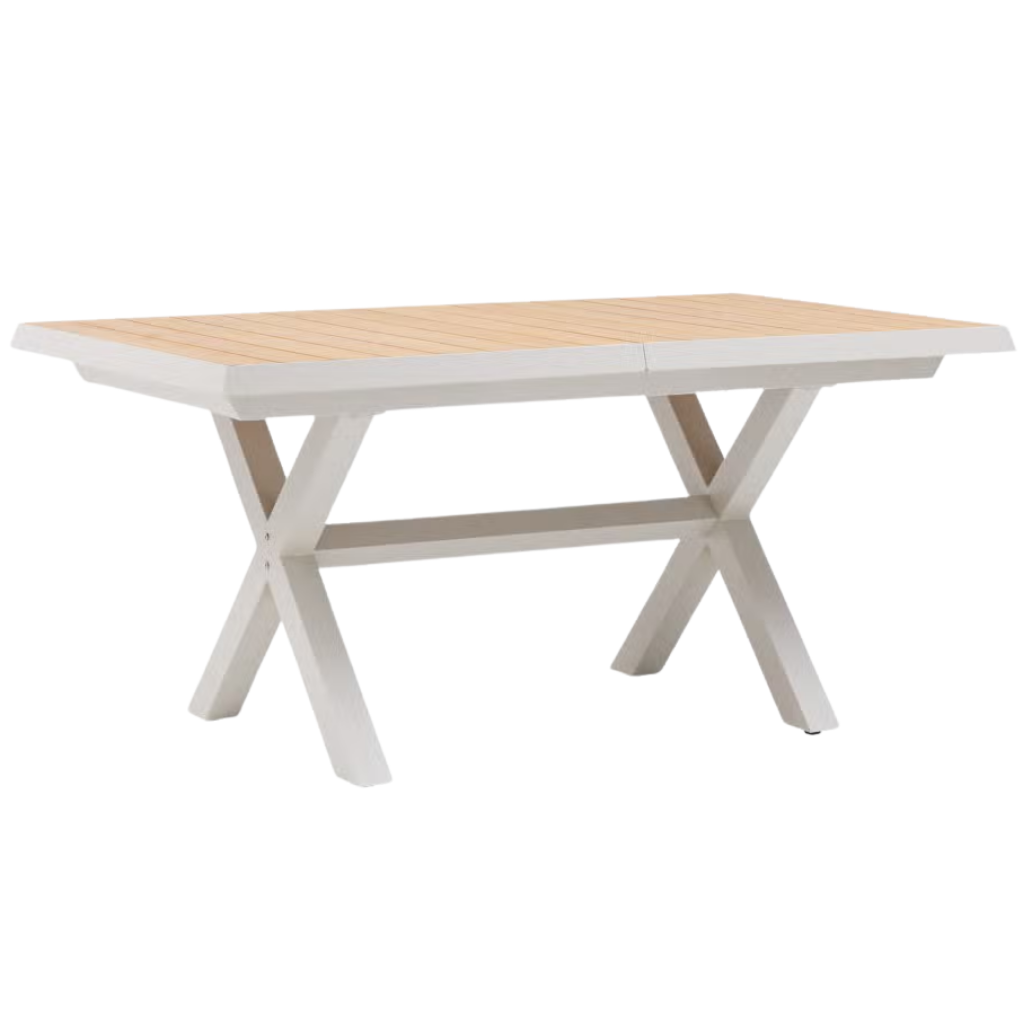 Royal Seasons Uitschuifbare tafel Bahia Beige 163/203 x 93 x 76 cm