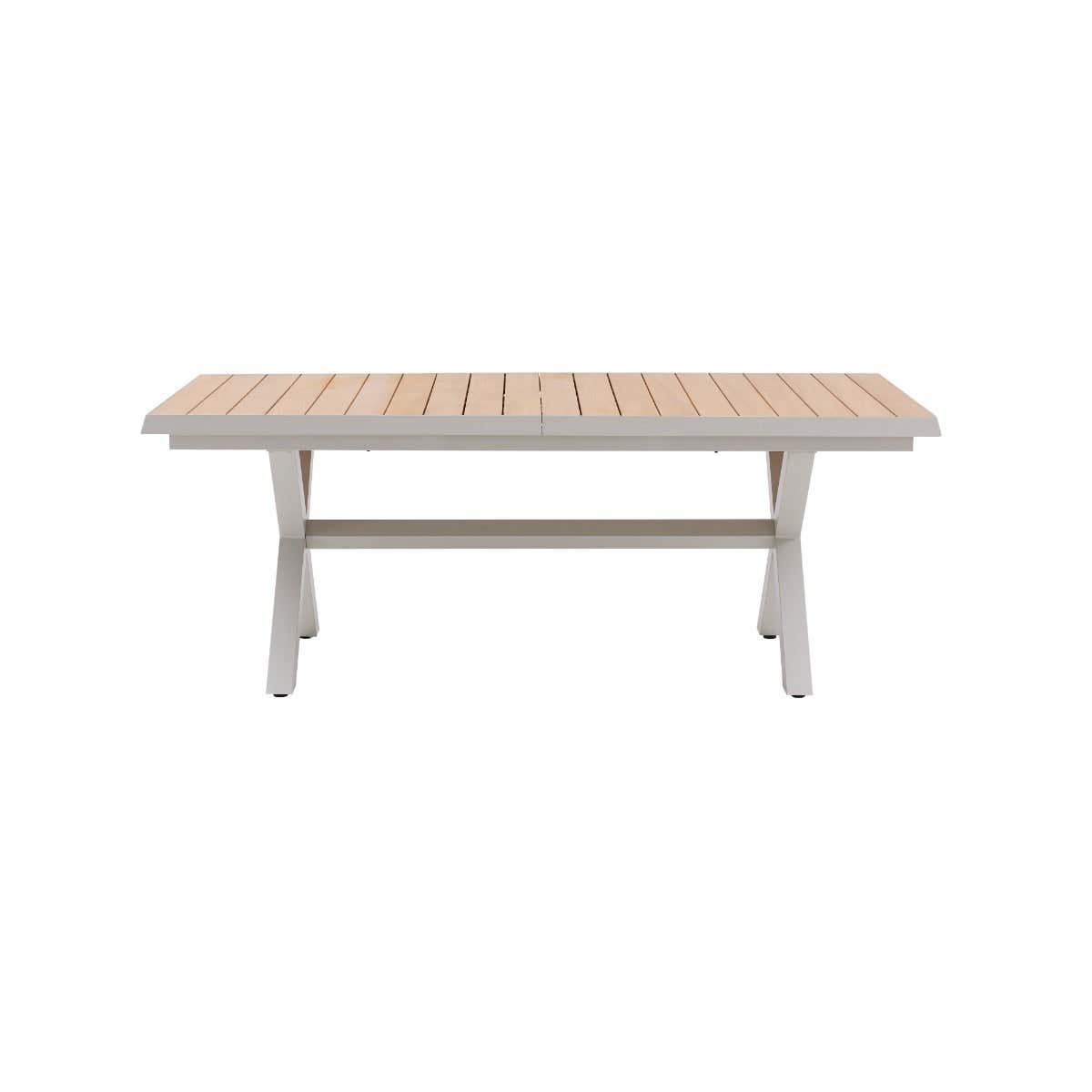 Royal Seasons Uitschuifbare tafel Bahia Beige 204/264 x 104 x 75 cm