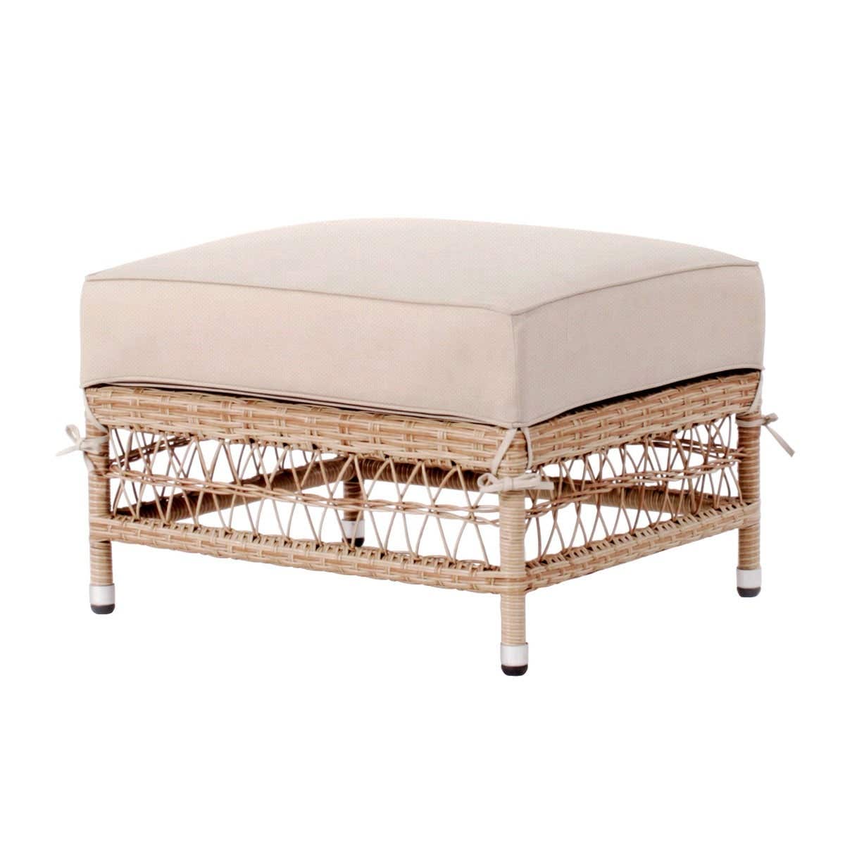 Royal Seasons Hocker Mauritius Beige 55 x 65 x 47 cm
