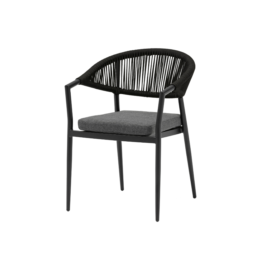 Ease Up Bo dining stoel zwart