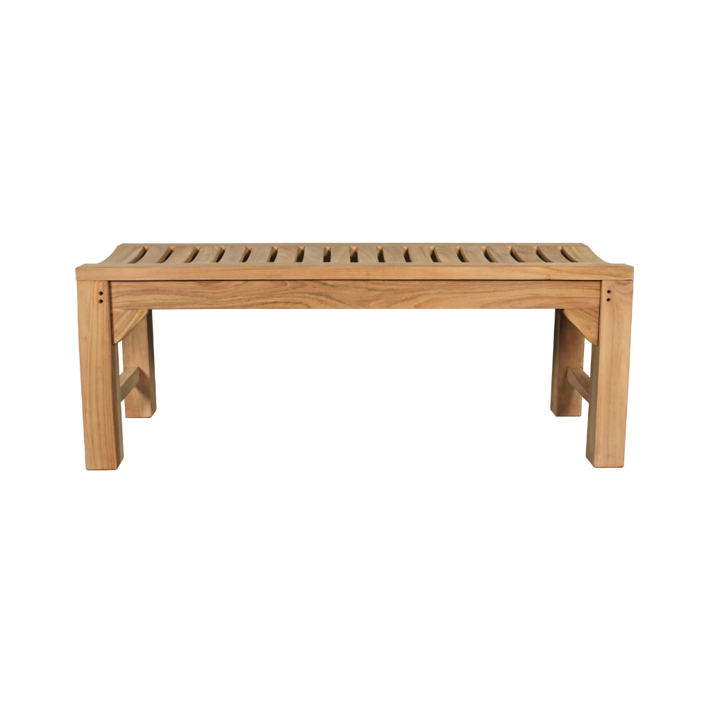 Timber Bank 2-zits Derby Naturel 150 x 45 x 45 cm