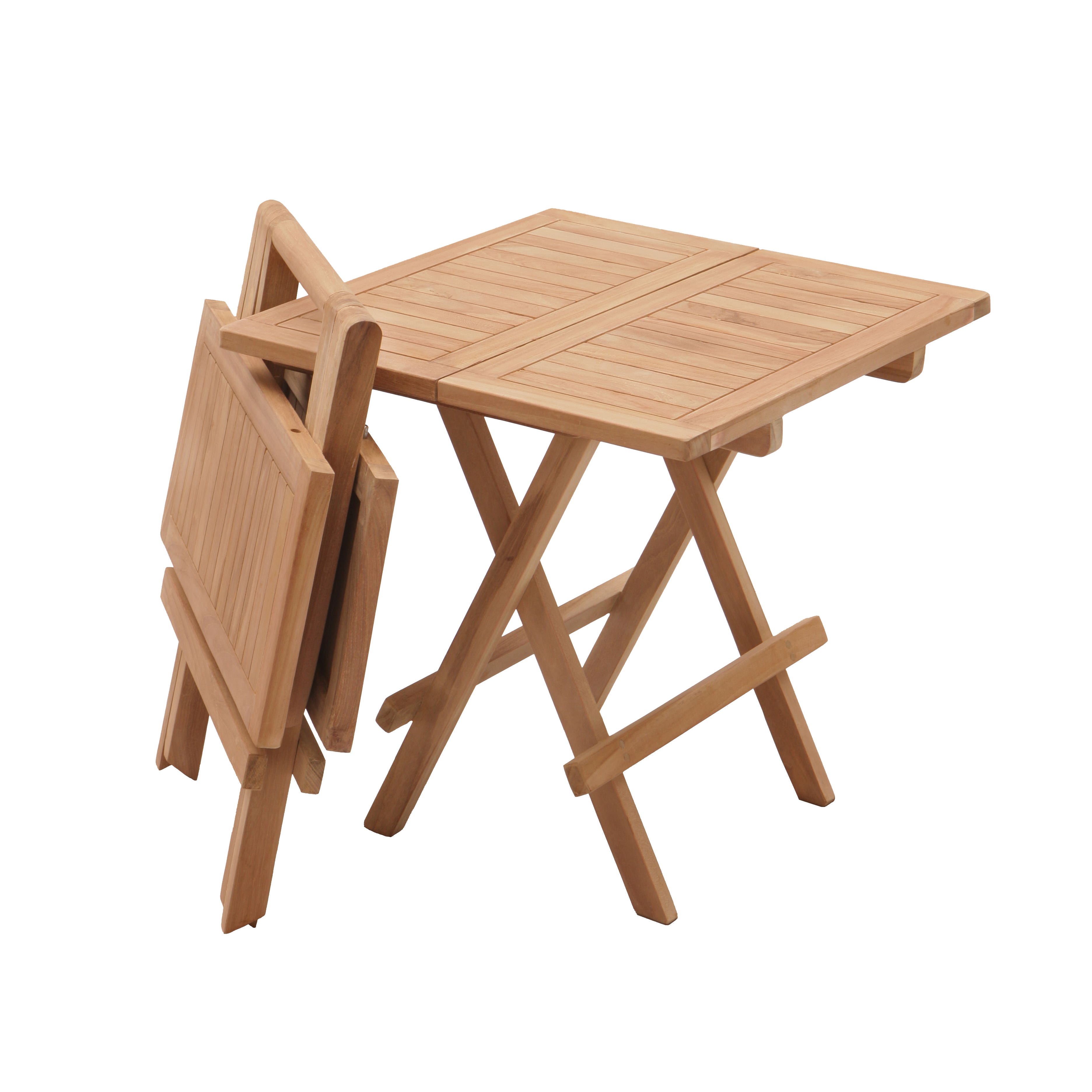 Timber Klaptafel York Naturel 50 x 50 x 50 cm