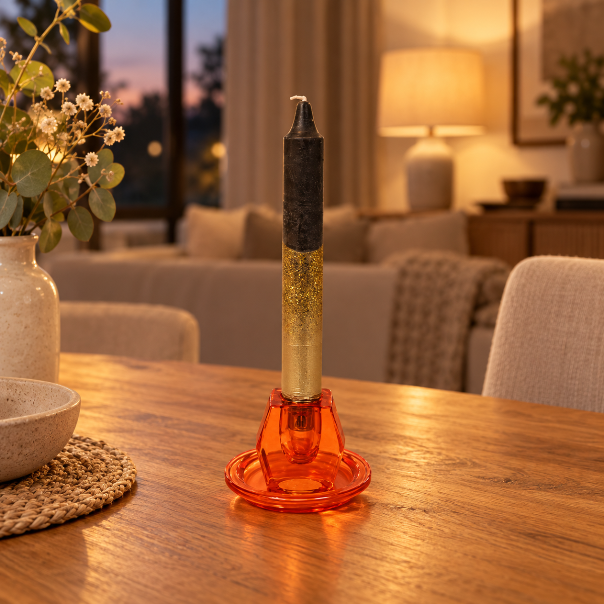 De Bosrand Dinerkaars Happy Candle Design 23 2 x 20 cm