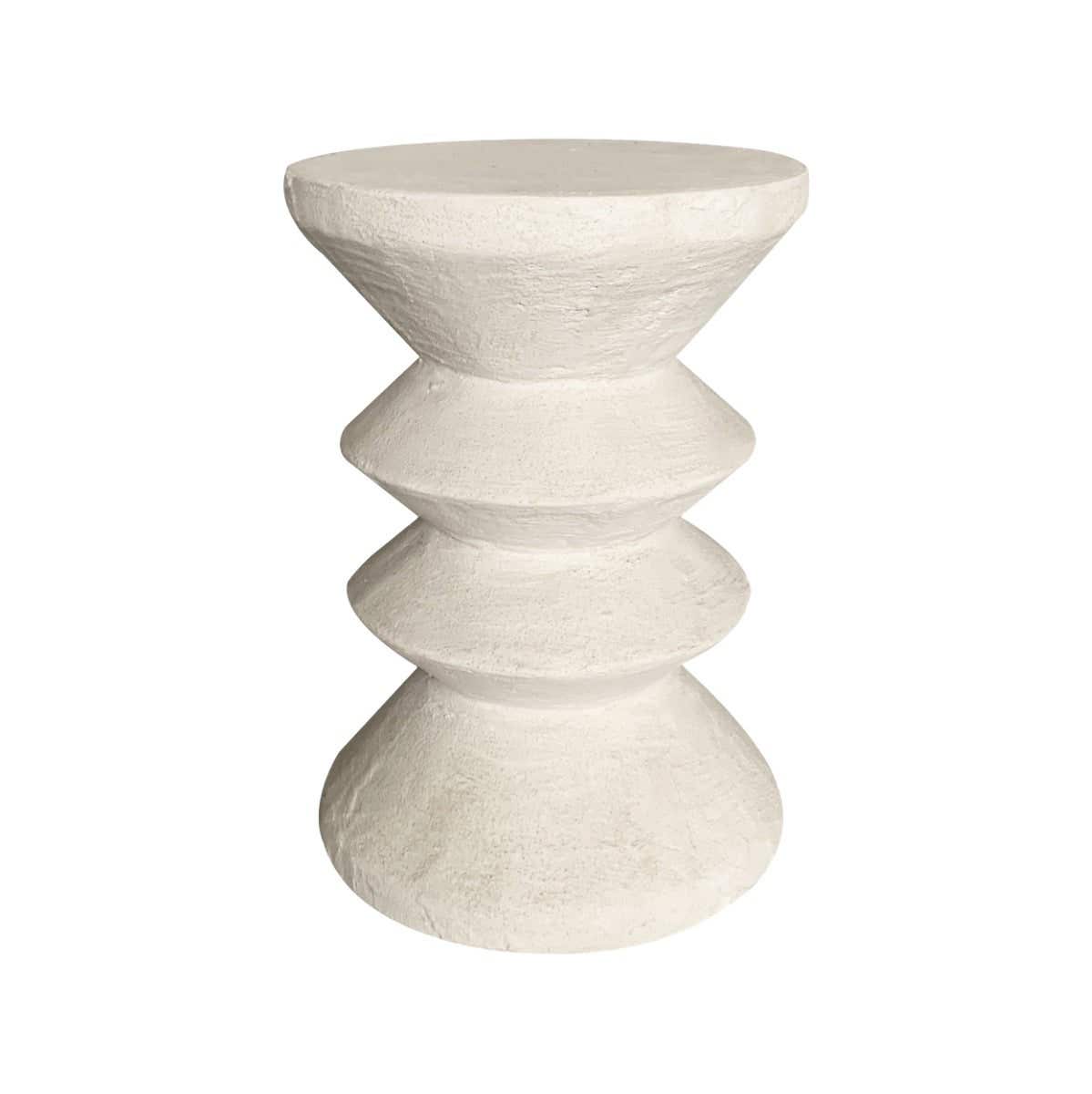 24Seven Kruk Flintstone Wit 31 x 45 cm