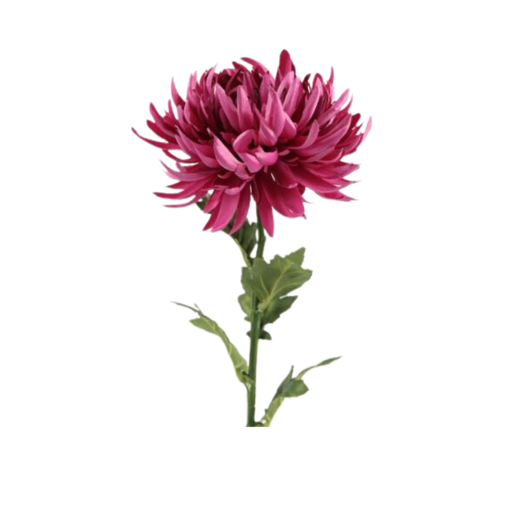 Kunstbloem Chrysant roze 62 cm