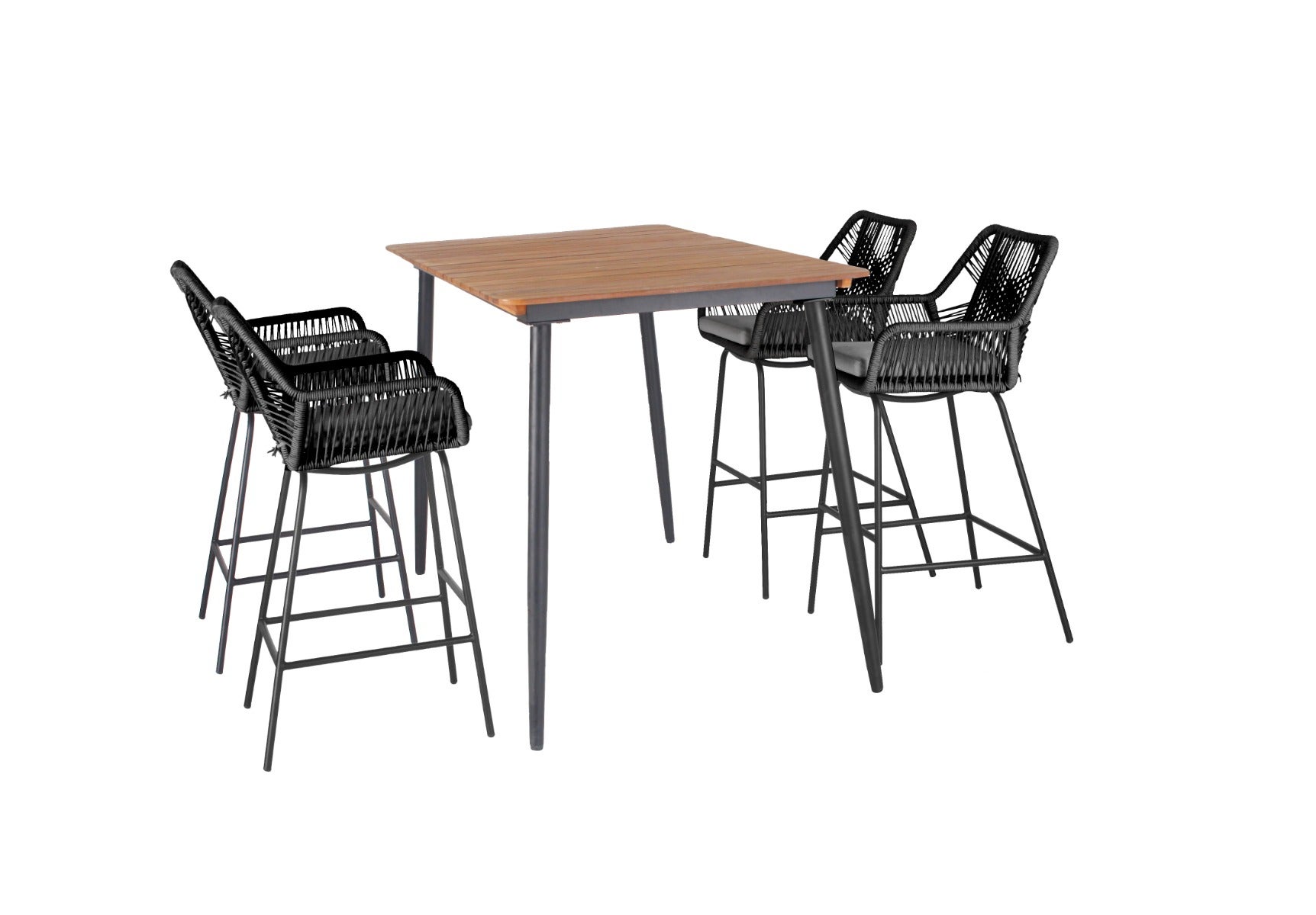 Ease Up Napoli barset zwart 4 personen