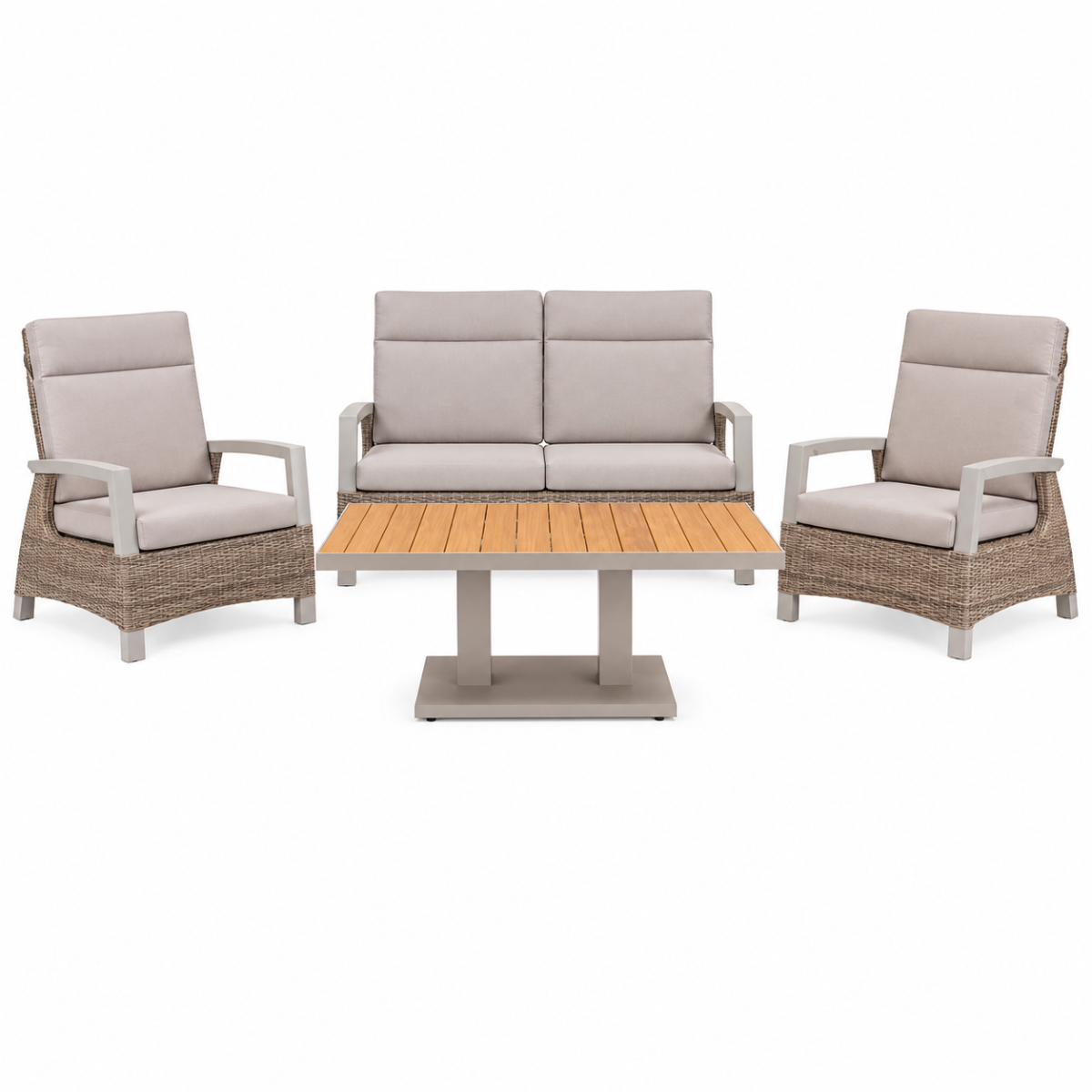 Royal Seasons Loungeset 4-zits Athene Taupe