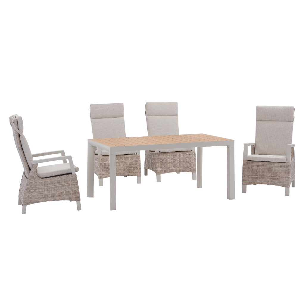 Royal Seasons Diningset 4-zits Athene Zand