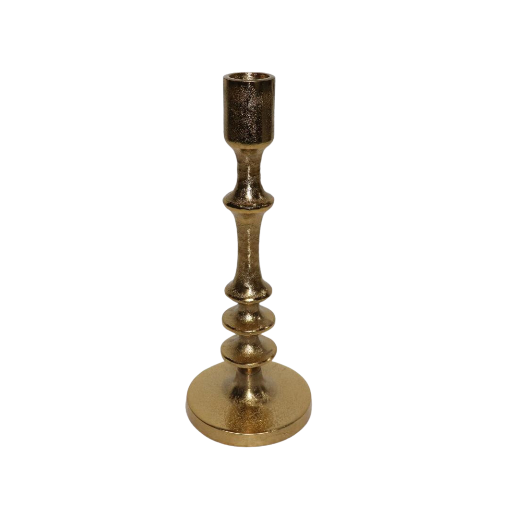 Kandelaar classic goud 9 x 9 x 23 cm