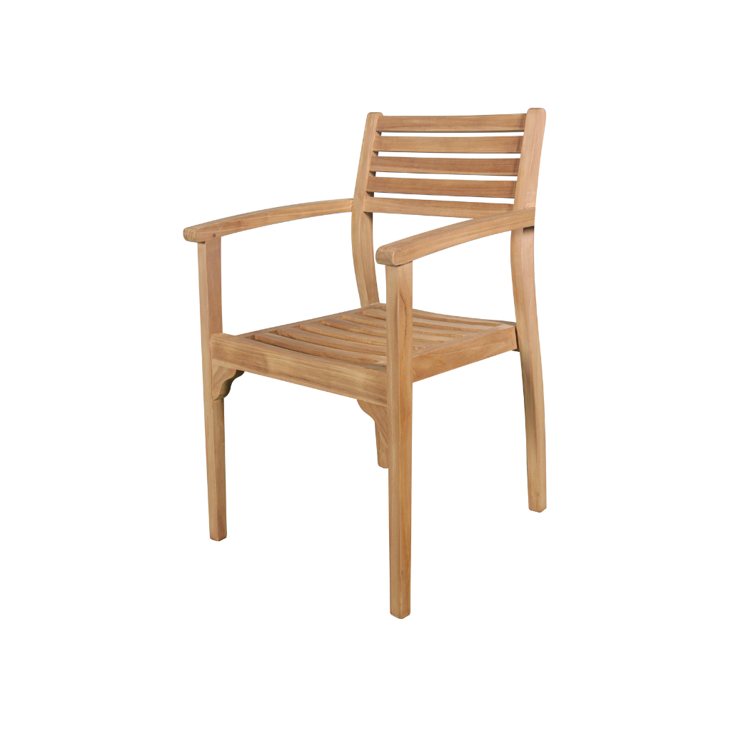 Timber Stapelstoel Monica Naturel 56 x 54.5 x 85 cm