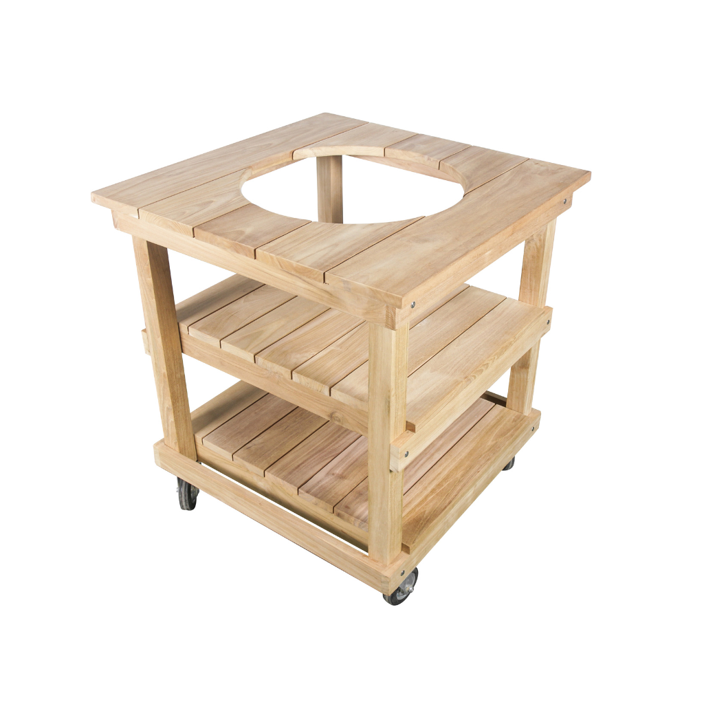 Timber Dynamite Kamado tafel met inkeping 57 cm voor kamado large