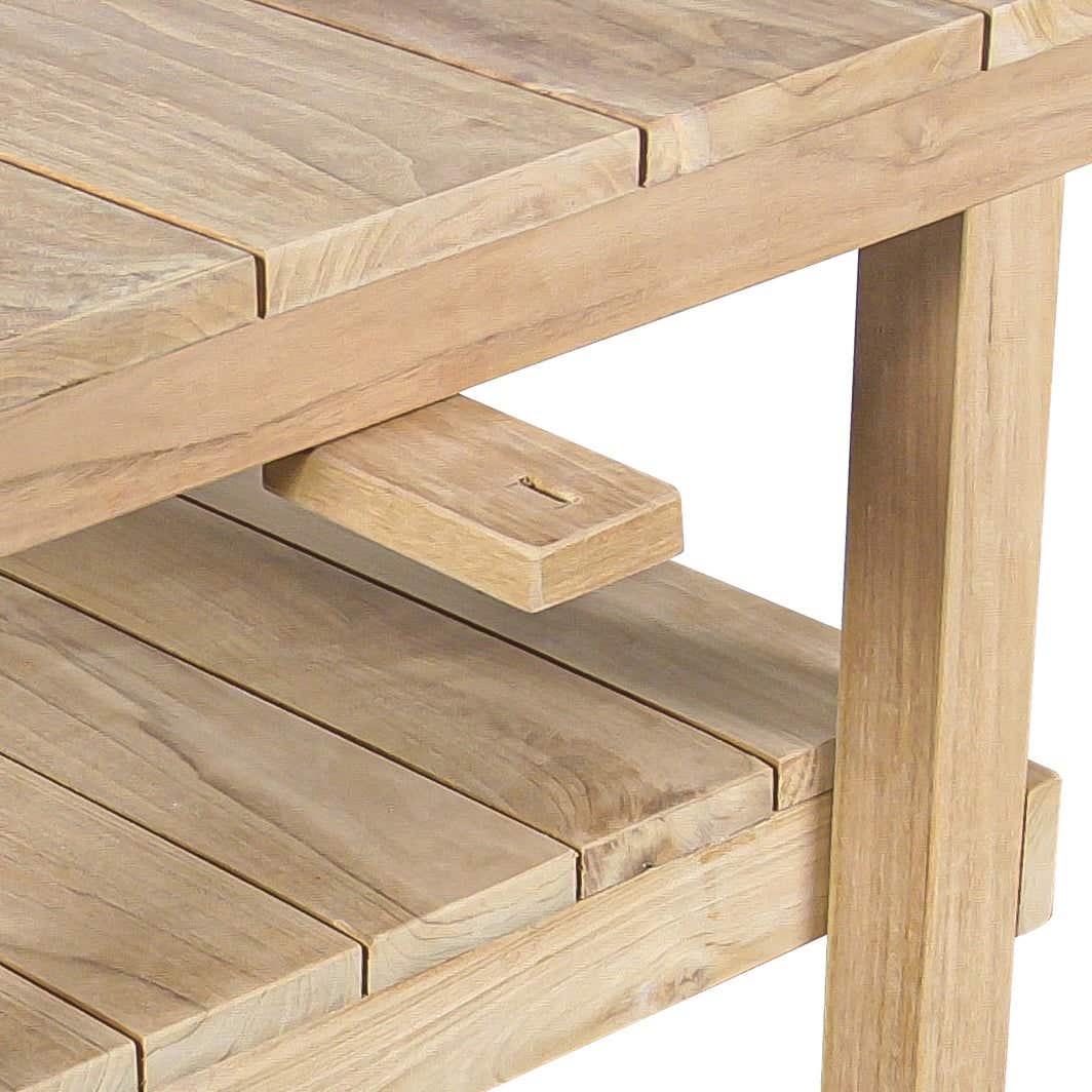 Timber Dynamite Kamado tafel met inkeping 57 cm voor kamado large