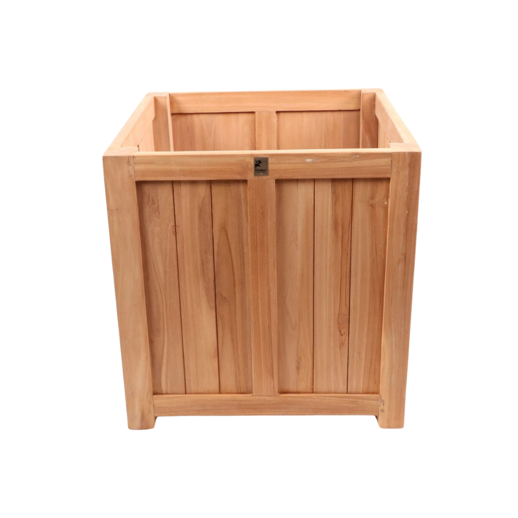 Timber Houten Plantenbak L Naturel 65 x 65 x 75 cm