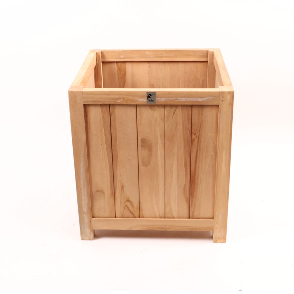 Timber Houten Plantenbak L Naturel 55 x 55 x 65 cm