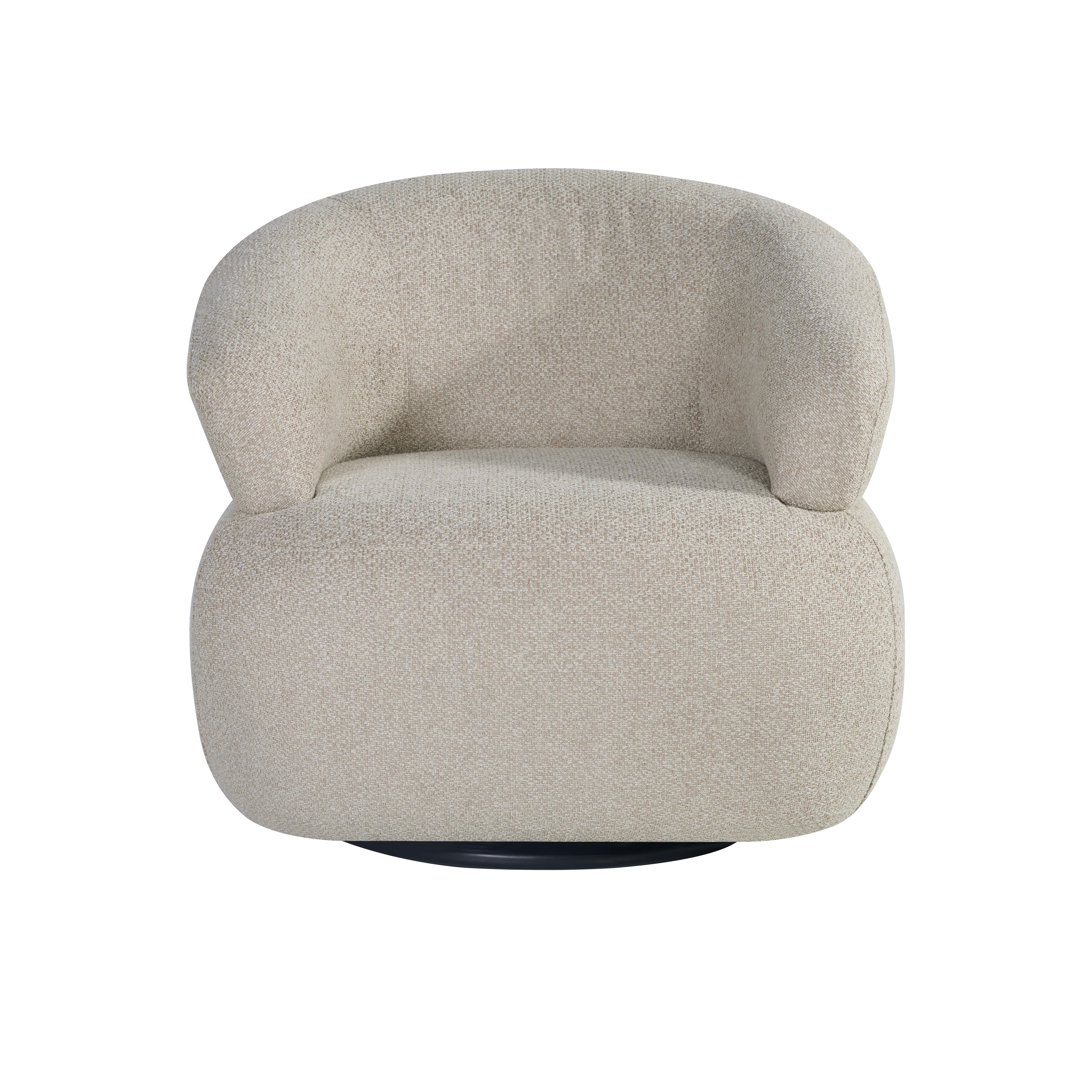 24Seven Draaifauteuil Positano Kaki Taupe 82.5 x 78.5 x 72.5 cm