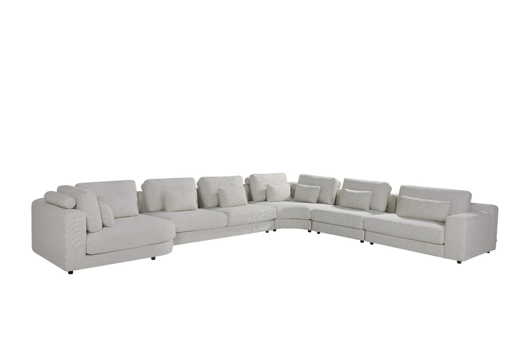 24Seven Modulaire Bank Amalfi Set Compleet Beige 474 x 368 x 86 cm