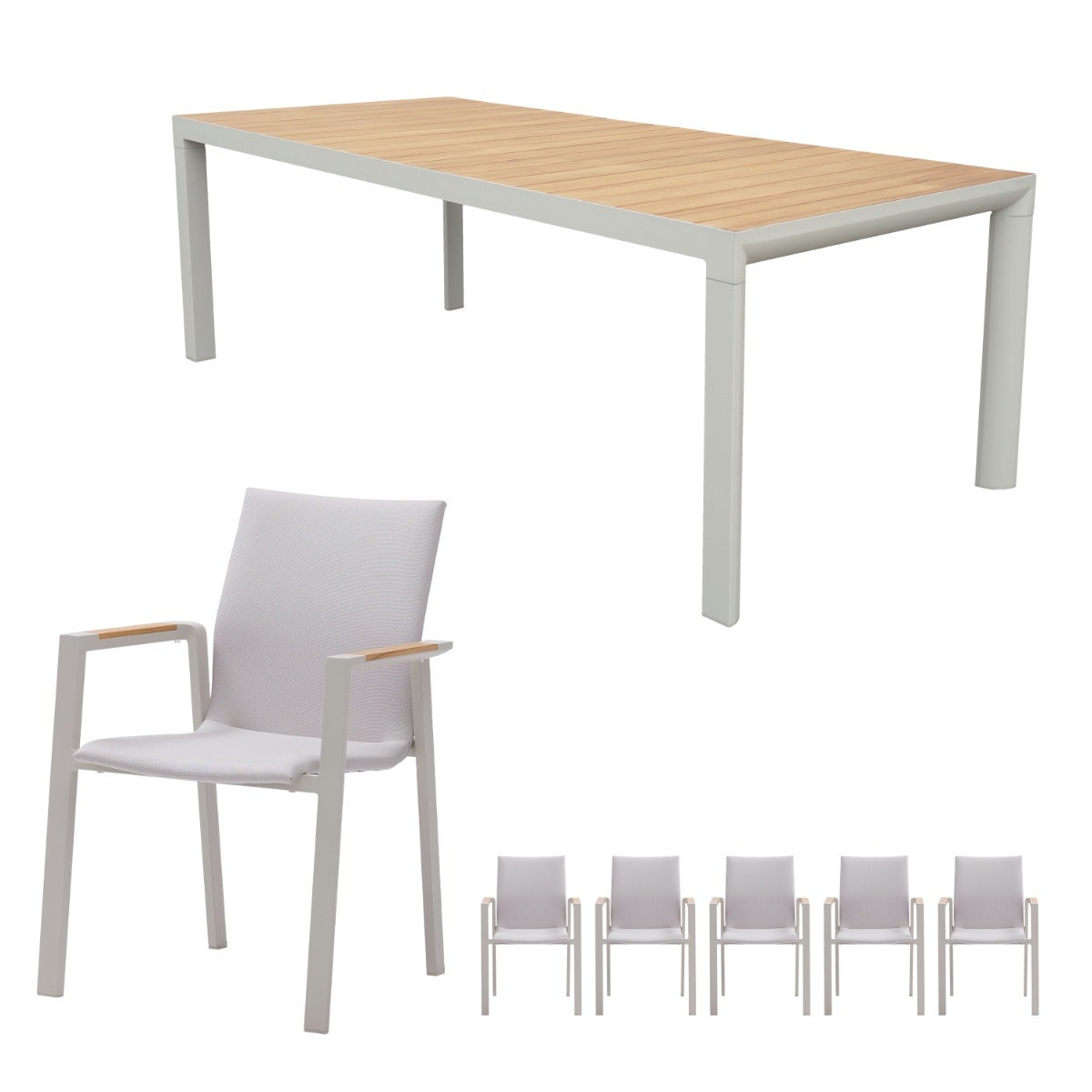 Royal Seasons Solare dining set voor 6 personen