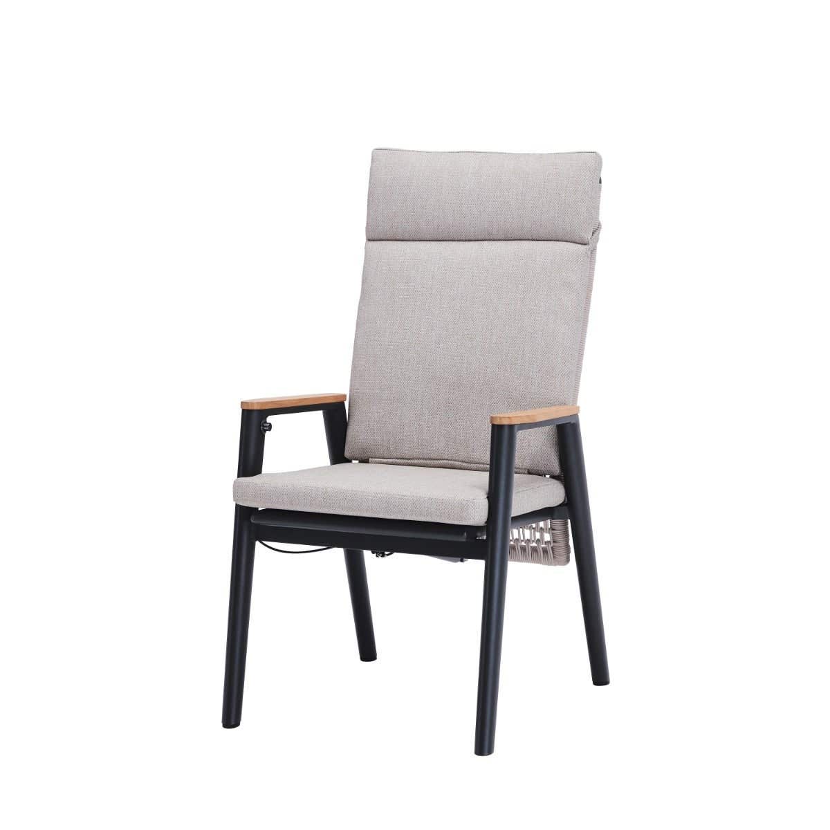 Royal Seasons Eettafelstoel Hoog Portland Zwart 60.5 x 83 x 108 cm