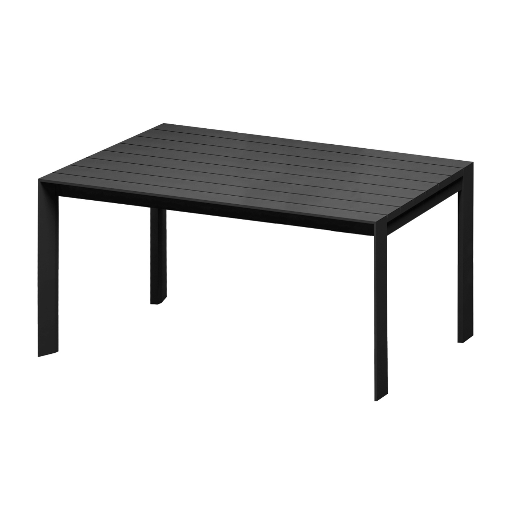 Royal Seasons Noordwijk tafel zwart 160 x 100 x 77 cm