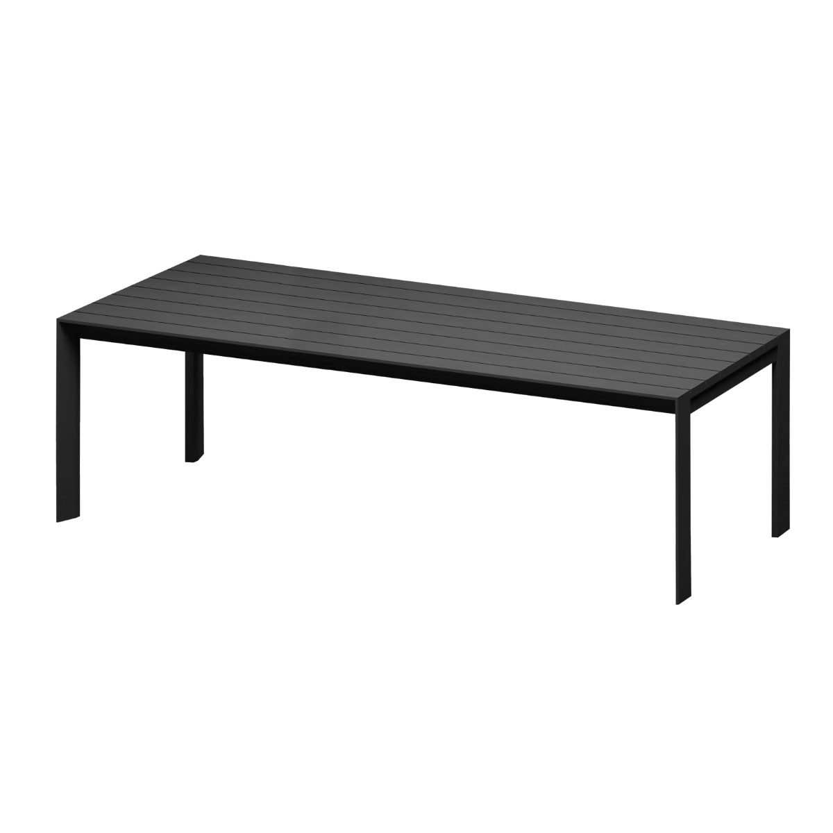 Royal Seasons Tafel Noordwijk Zwart 300 x 100 x 77 cm