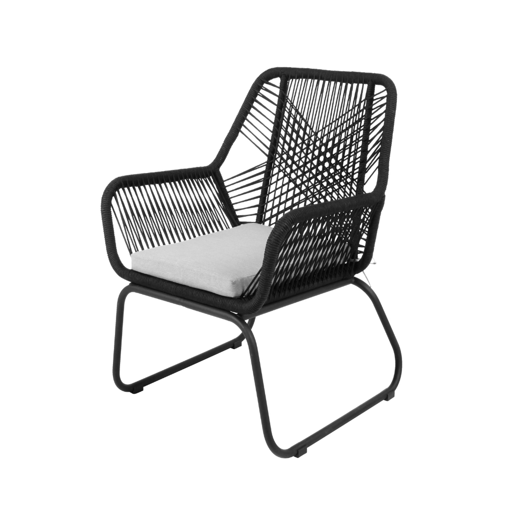 Ease Up Napoli dining stoel zwart