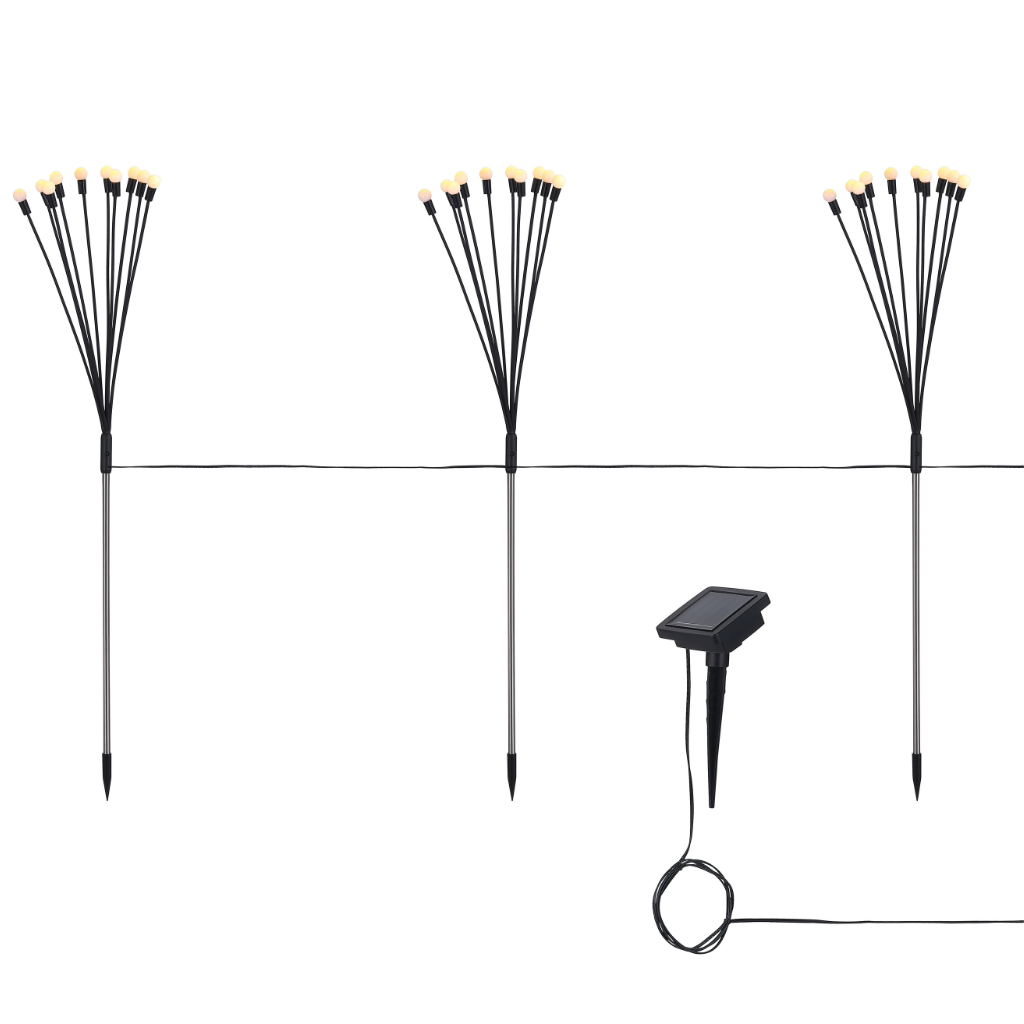 Solar Firefly verlichting 3 x 10 lampjes