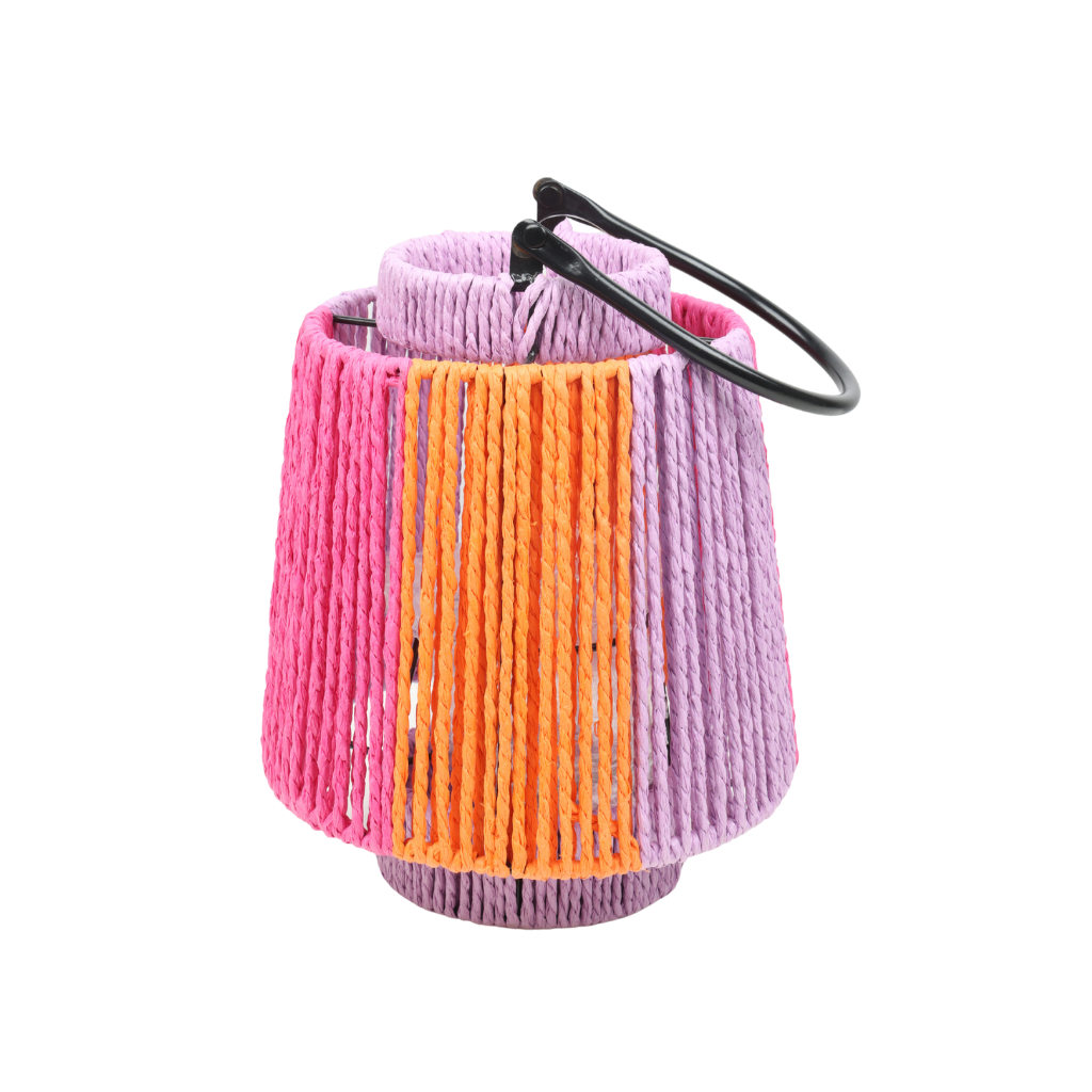 Lantaarn met touw small 23 x 27 cm