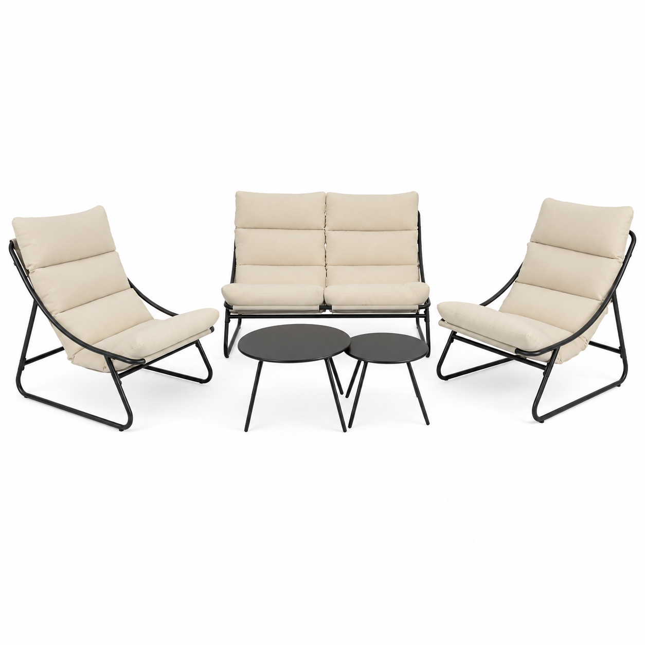 Ease up Loungeset 4-zits Lazize Antraciet