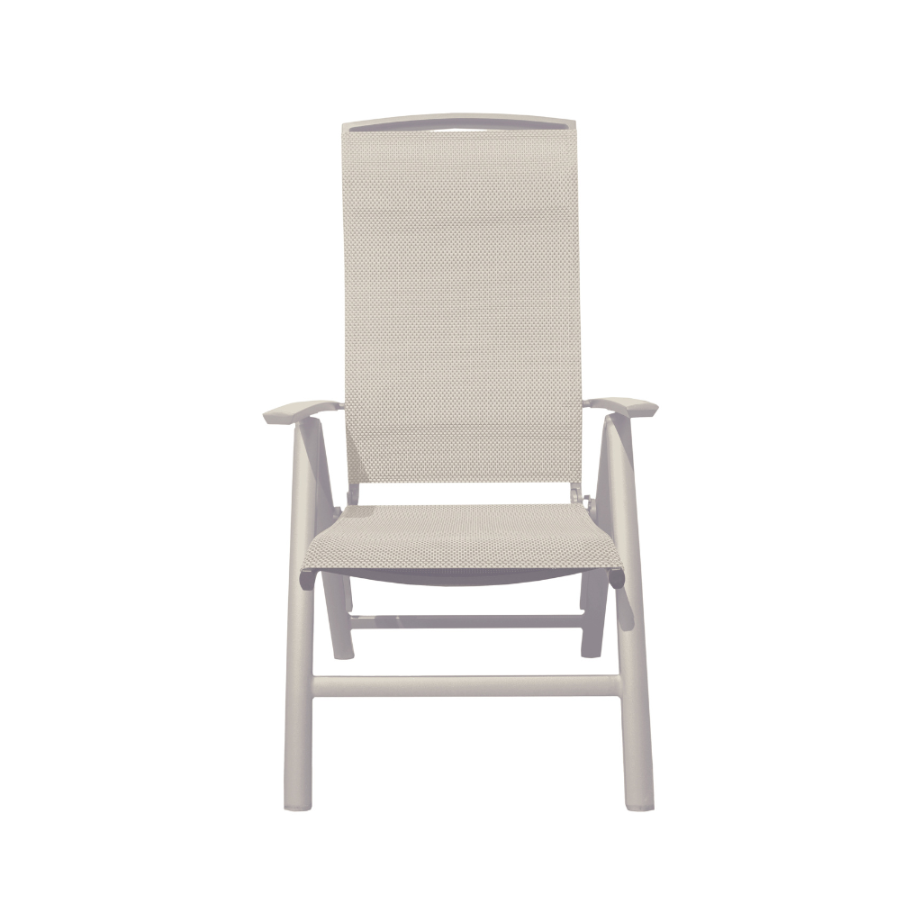 Royal Seasons Verstelbare Tuinstoel La Palma Zand 65 x 62 x 114 cm