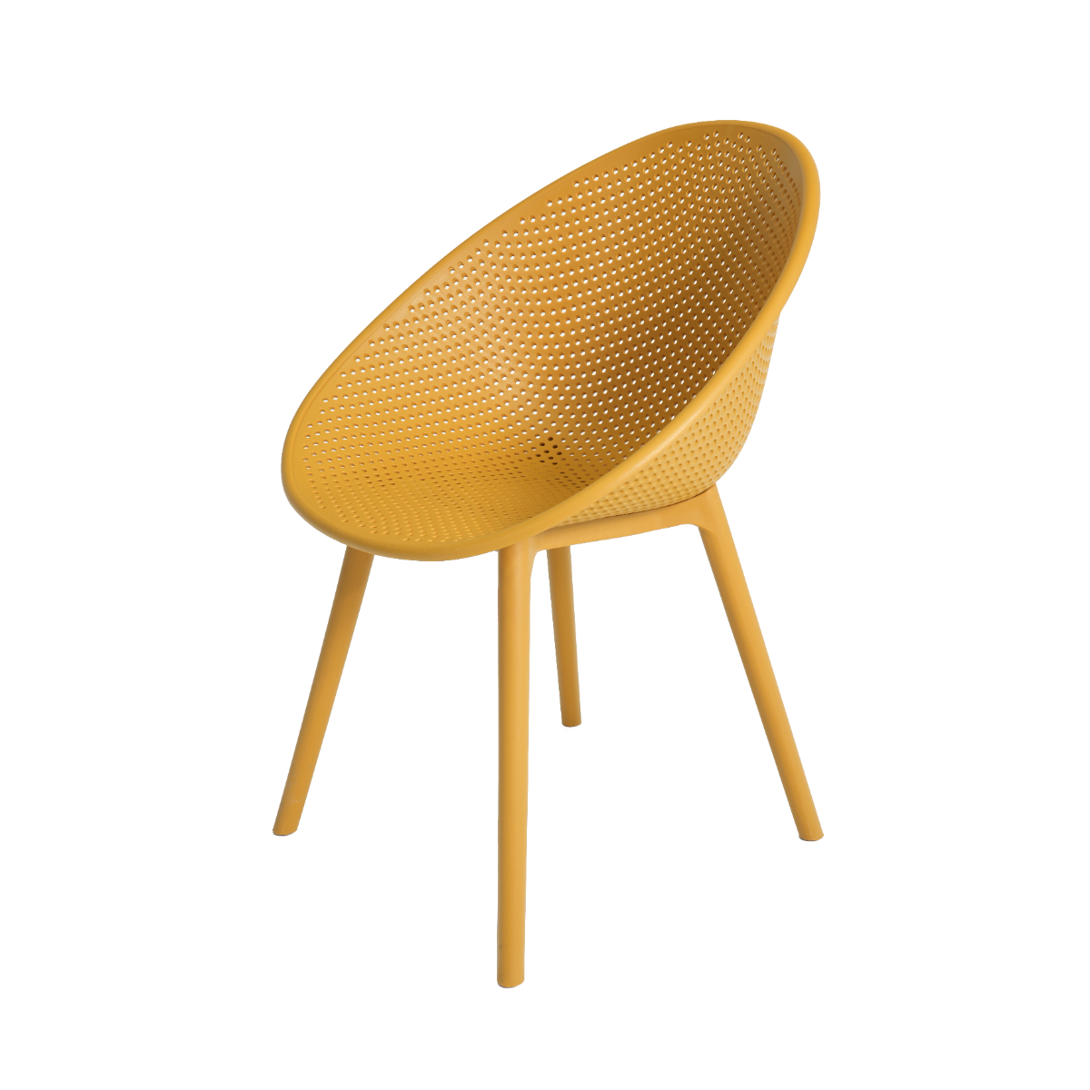 Ease Up Boas dining tuinstoel kunststof geel