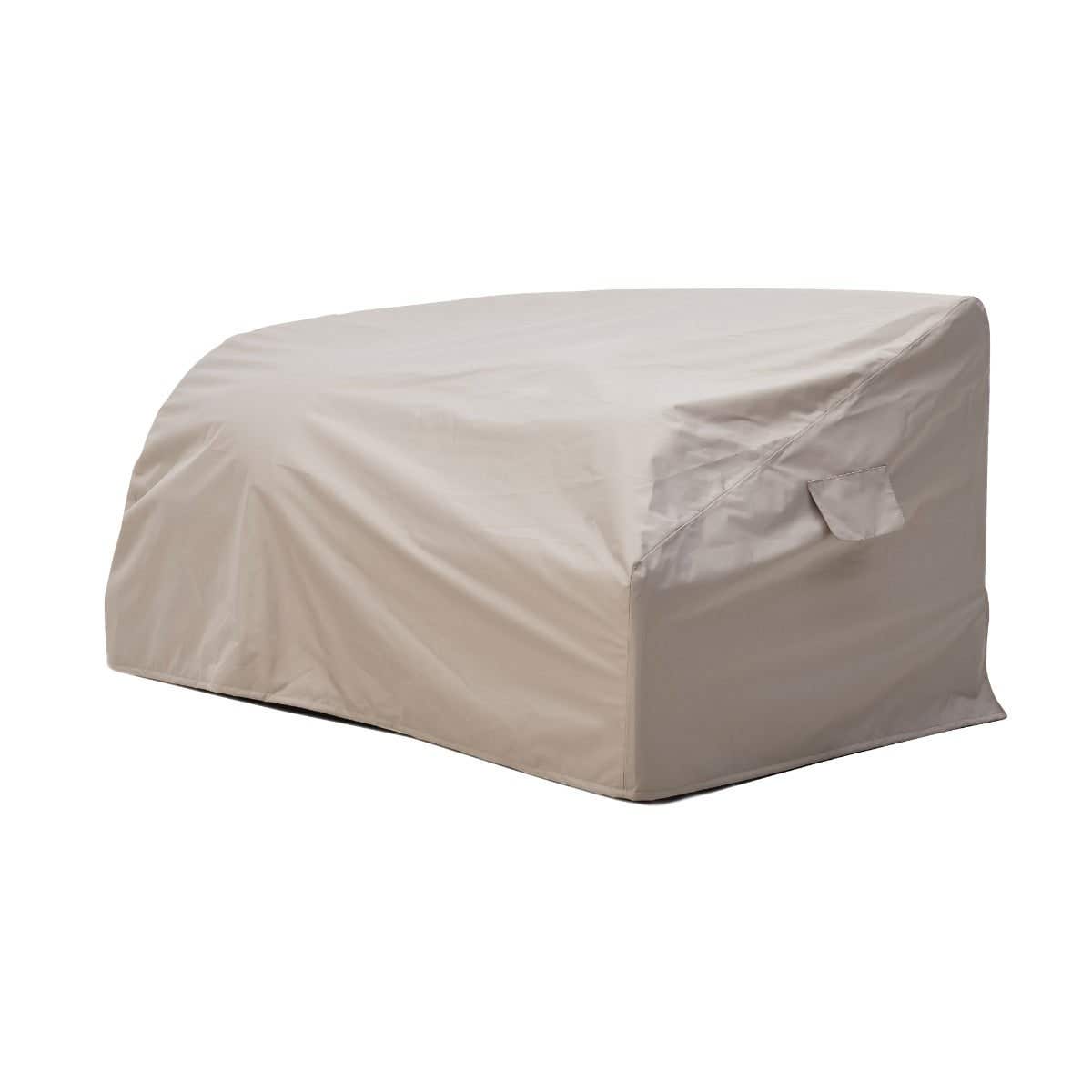 Royal Seasons Siësta beschermhoes voor 2-zitsbank arm links beige