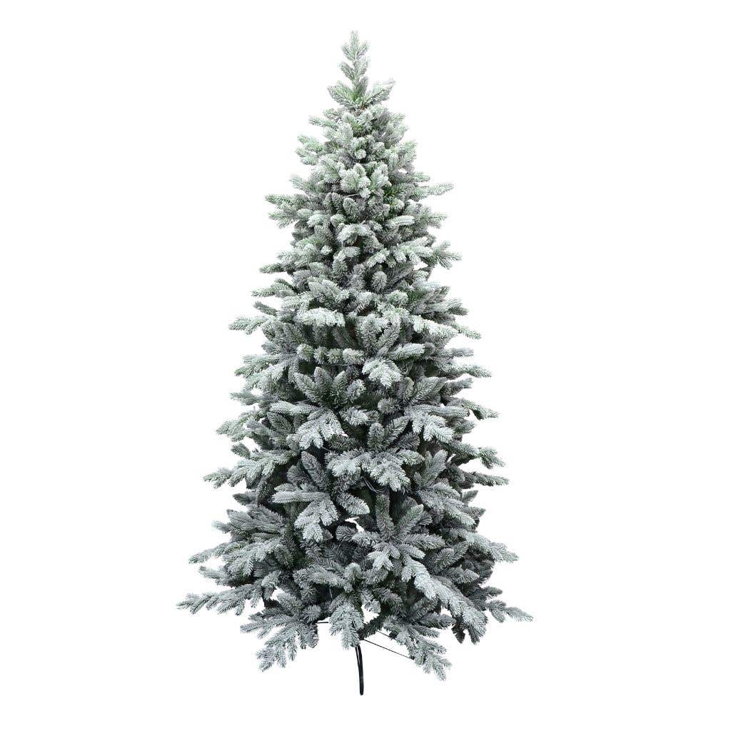 Evergreen kunstkerstboom Janga sneeuw 180 x 125 cm