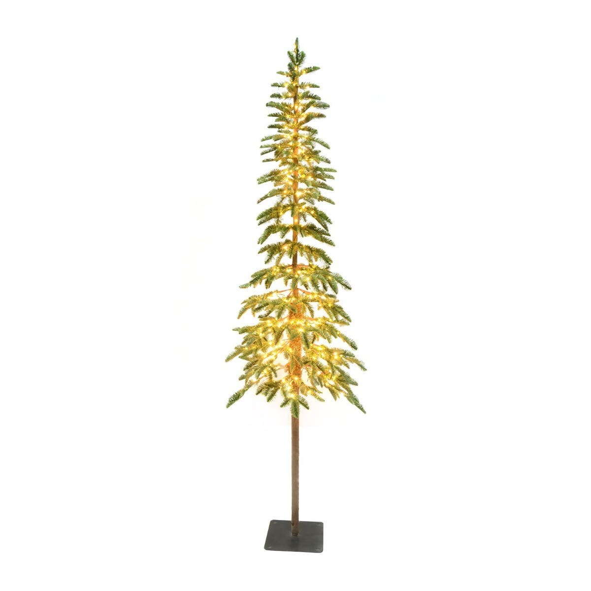 Evergreen Kunstkerstboom Mountain Groen met Verlichting en Dimmer 210 x 60 cm