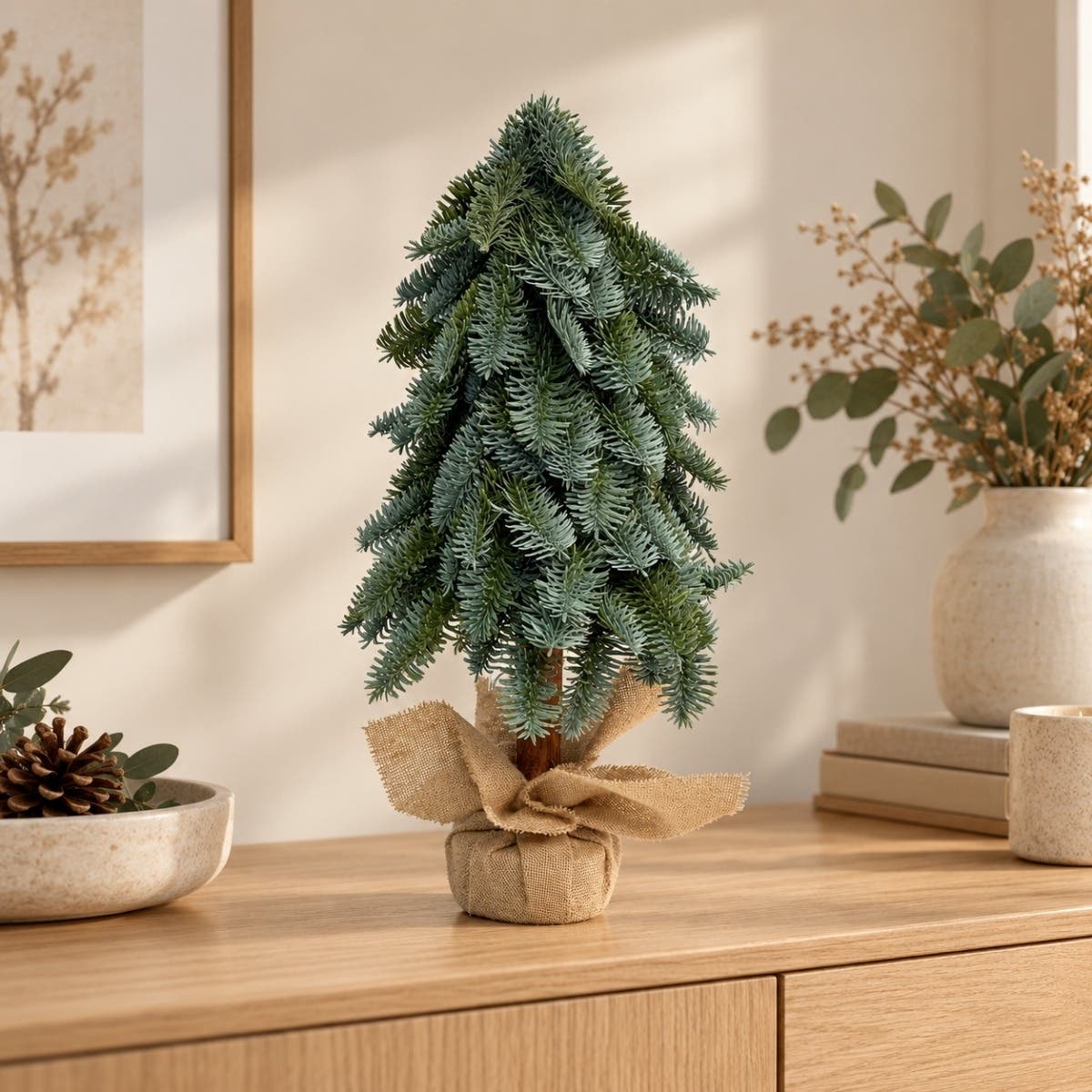 Evergreen Kunstkerstboom Nobilis op Stam Groen 60 x 30 cm