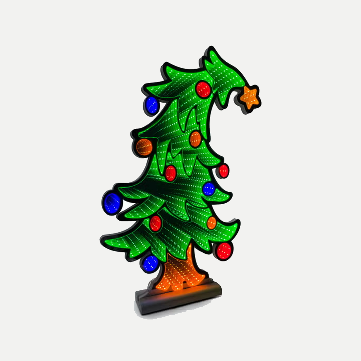 De Bosrand Verlicht Kerstfiguur Infinity Kerstboom 42 x 60 cm