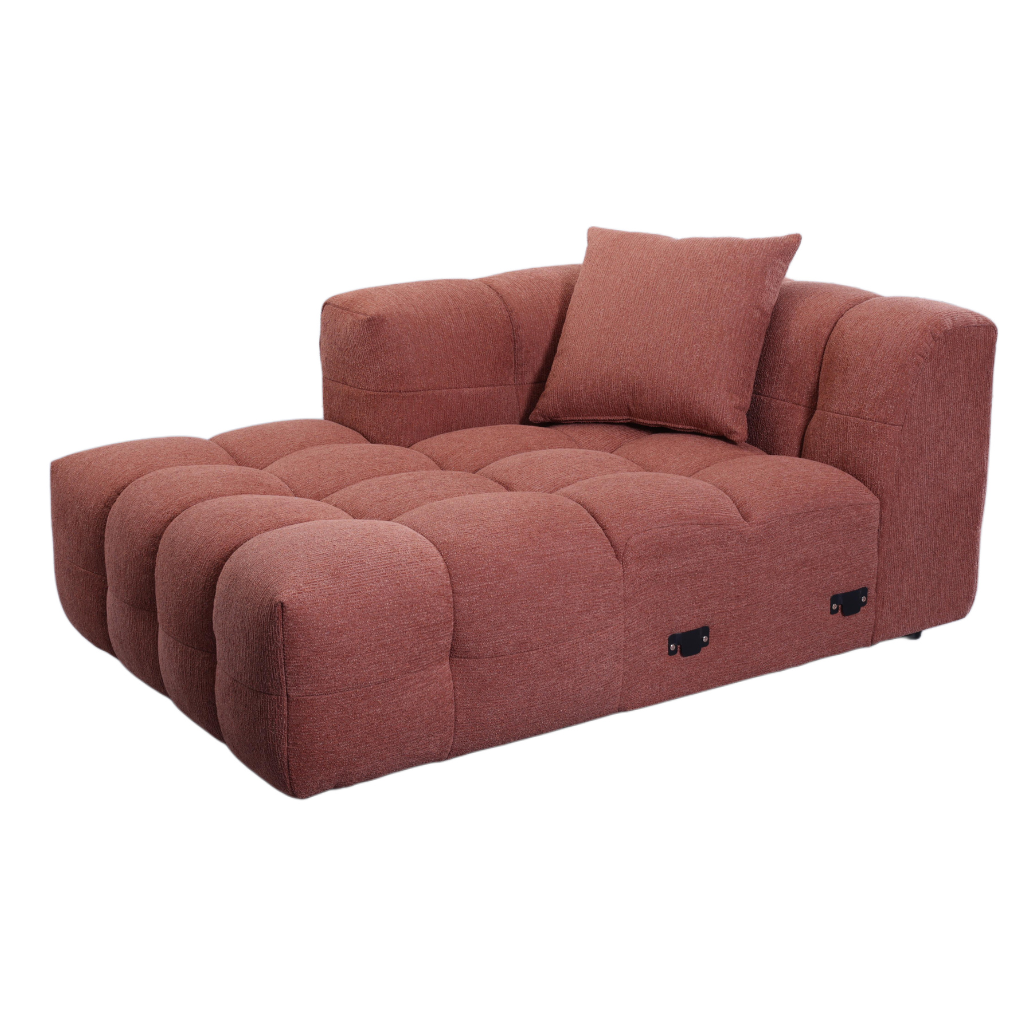 24Seven Hoekbank Maia Brick Rood 312 x 103/166 x 70 cm
