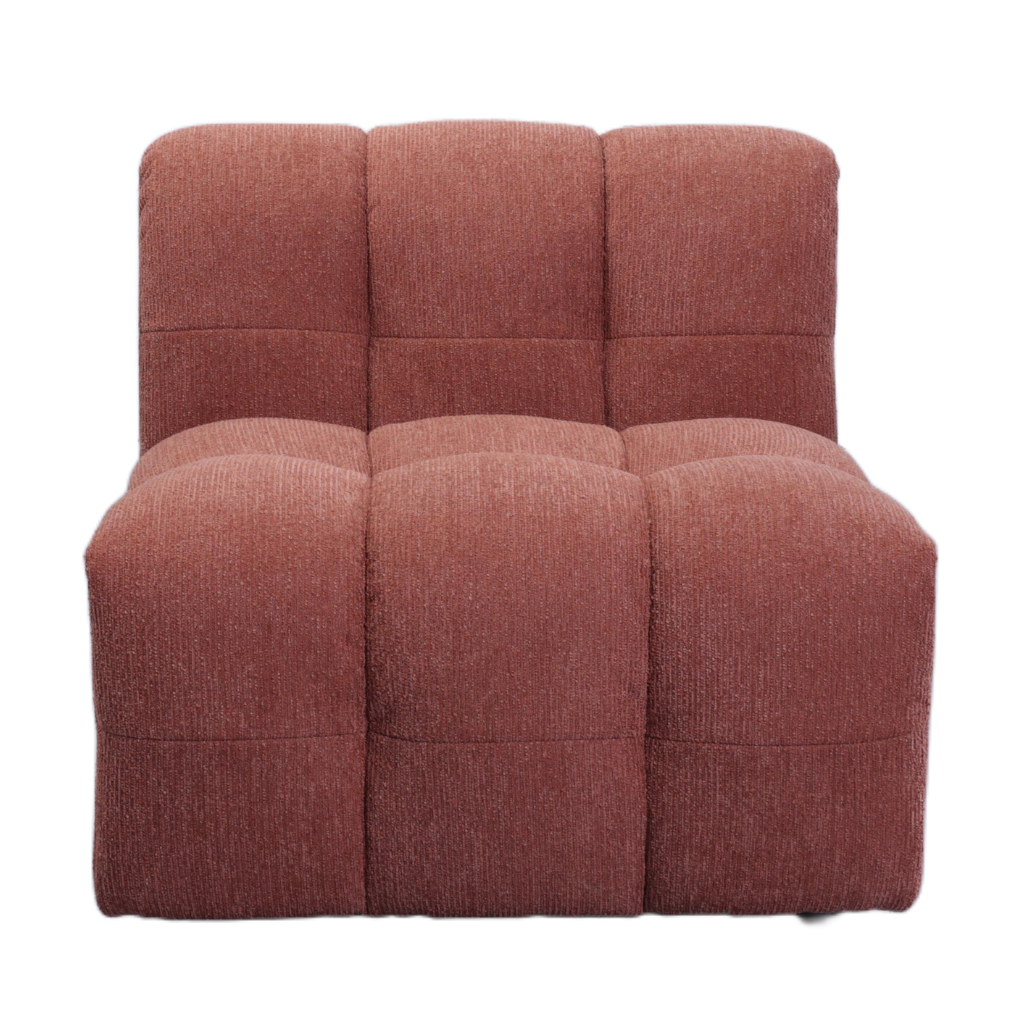 24Seven Hoekbank Maia Brick Rood 312 x 103/166 x 70 cm