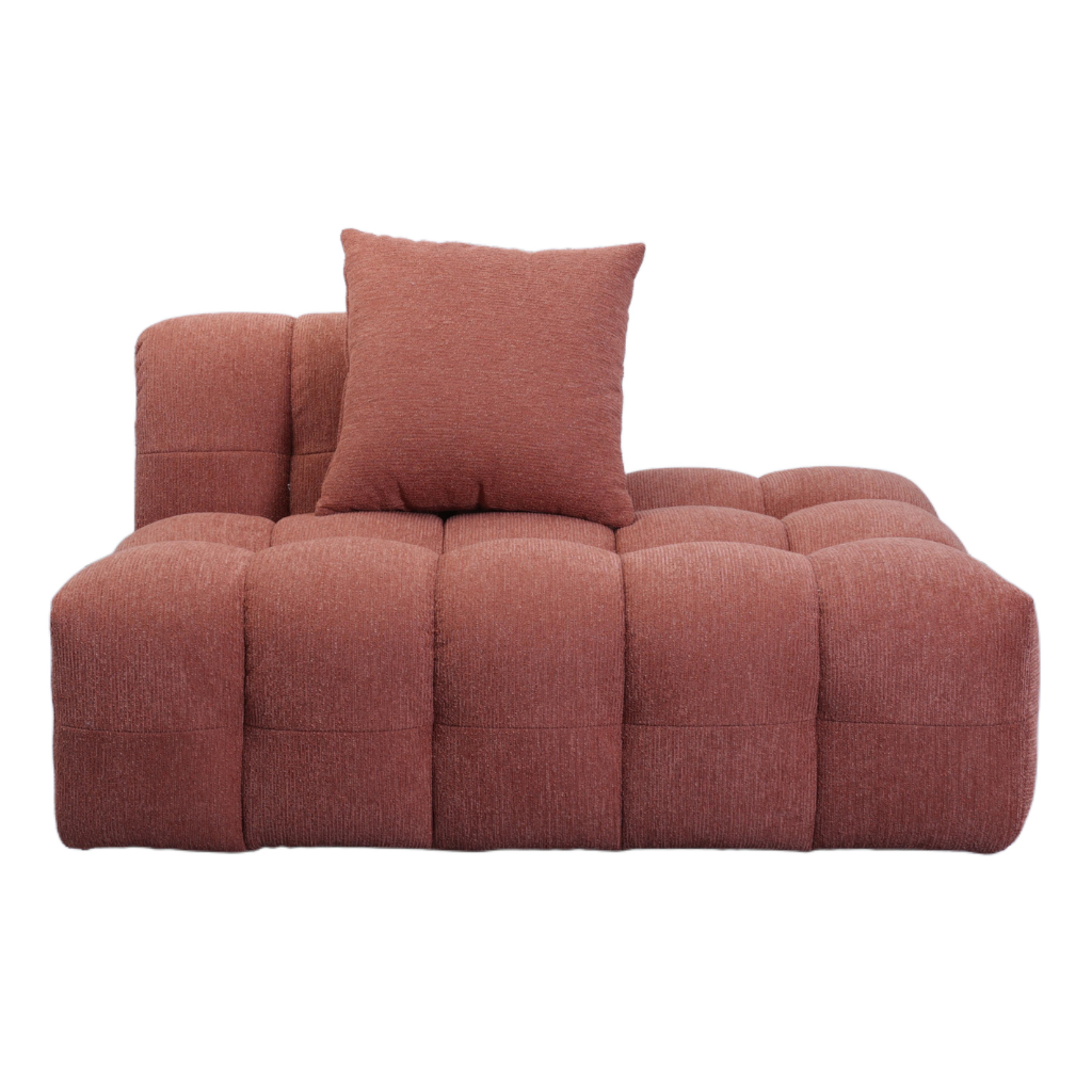 24Seven Hoekbank Maia Brick Rood 312 x 103/166 x 70 cm