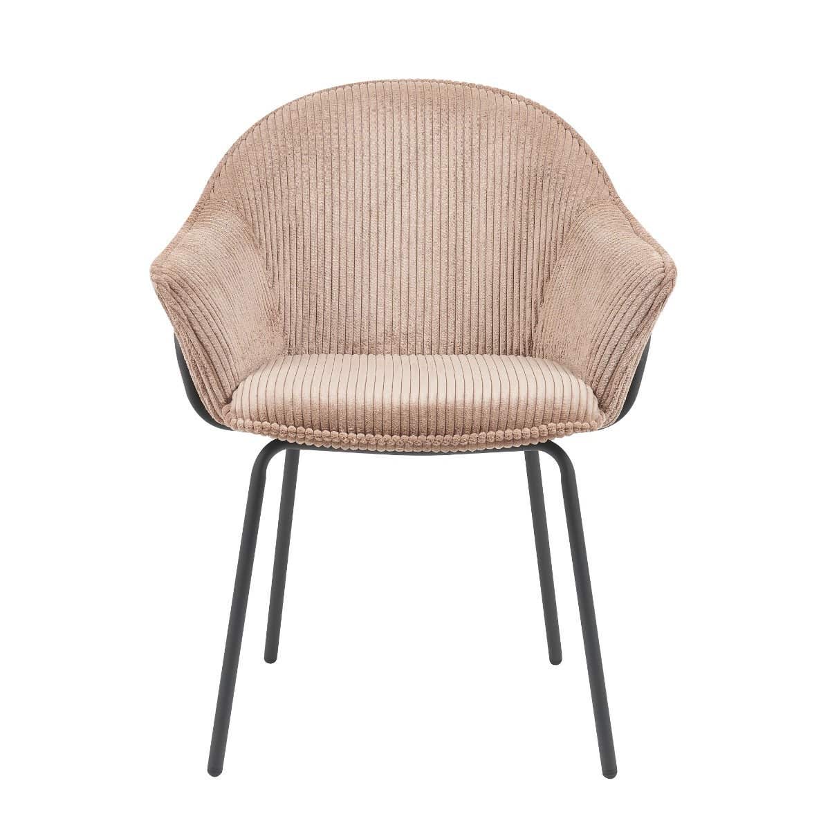 24Seven Seven Eetkamerstoel Ciro Mocha Beige 66 x 64 x 83 cm