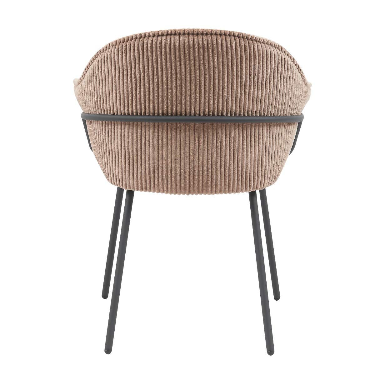 24Seven Seven Eetkamerstoel Ciro Mocha Beige 66 x 64 x 83 cm