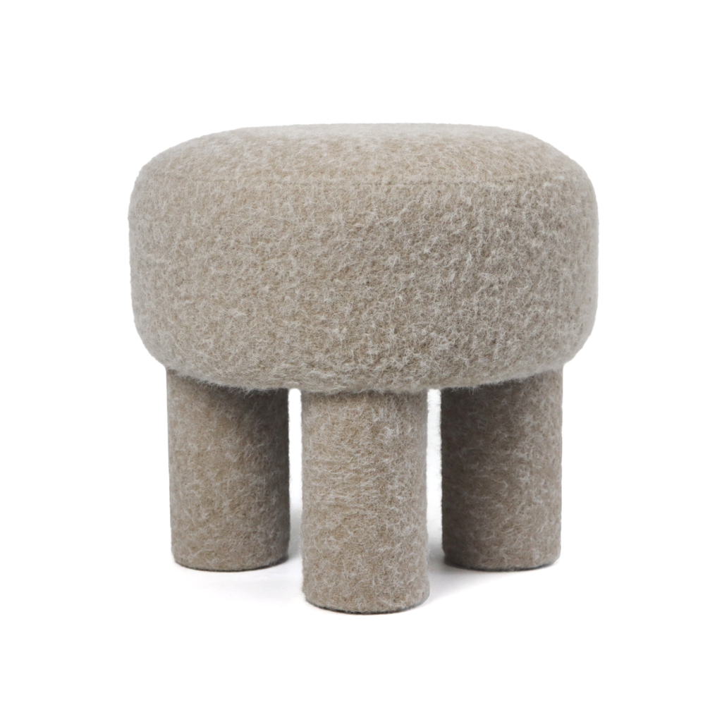 24Seven Poef Lima zand 43 x 43 cm