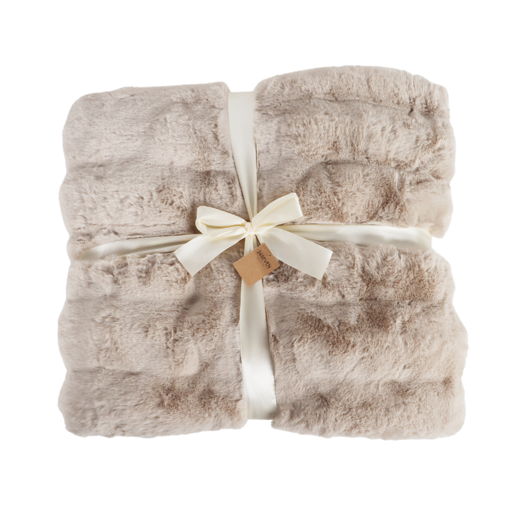 Plaid Lou khaki 130 x 170 cm