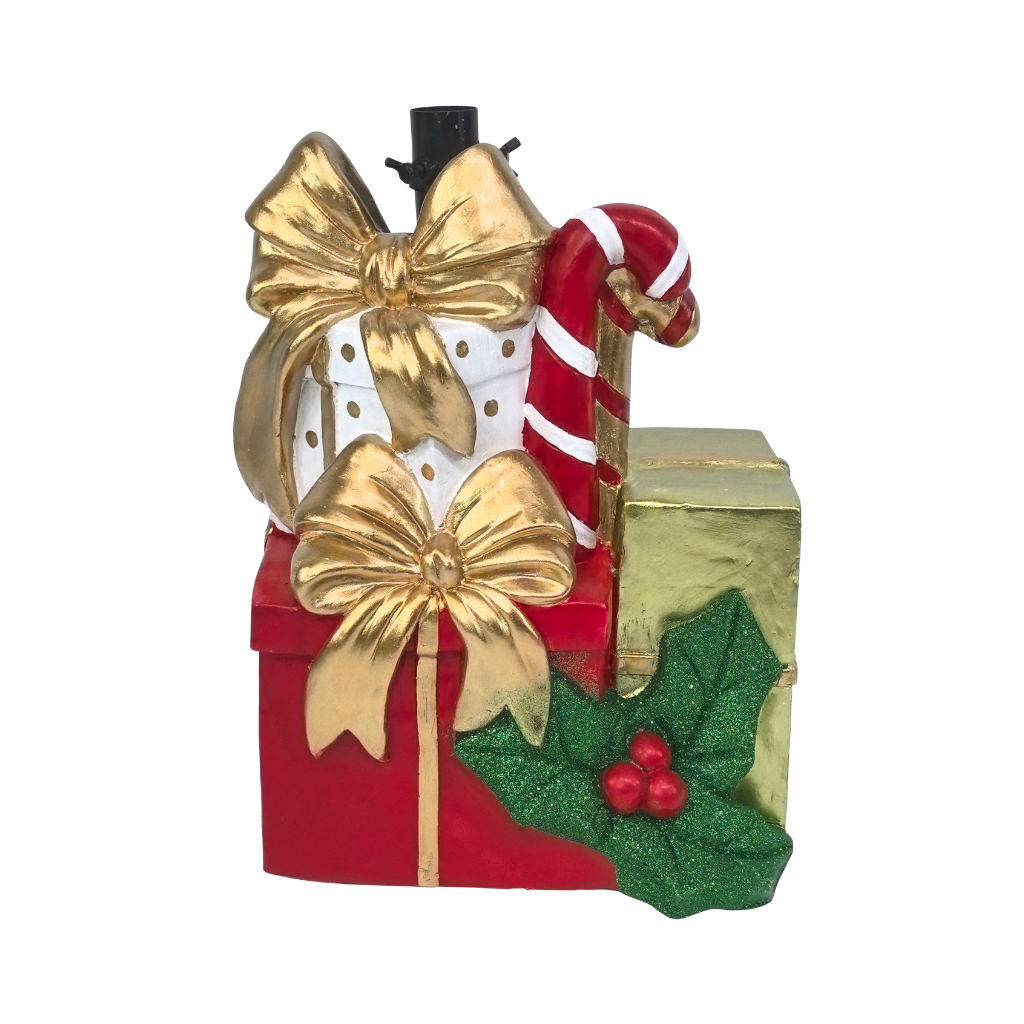 Kerstboomstandaard cadeaus 35 x 28 x 45 cm