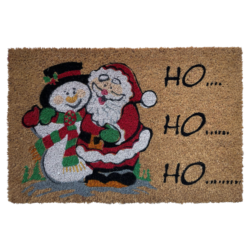 Deurmat kokos Ho Ho Ho 40 x 60 cm