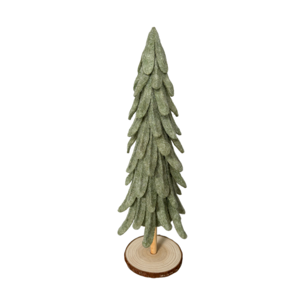 Kerstboom vilt 34 x 9 cm