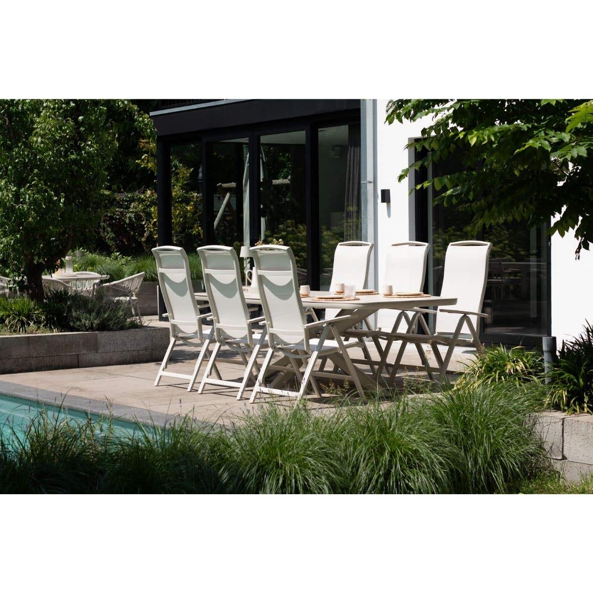 Royal Seasons Diningset 6-zits La Palma Zand
