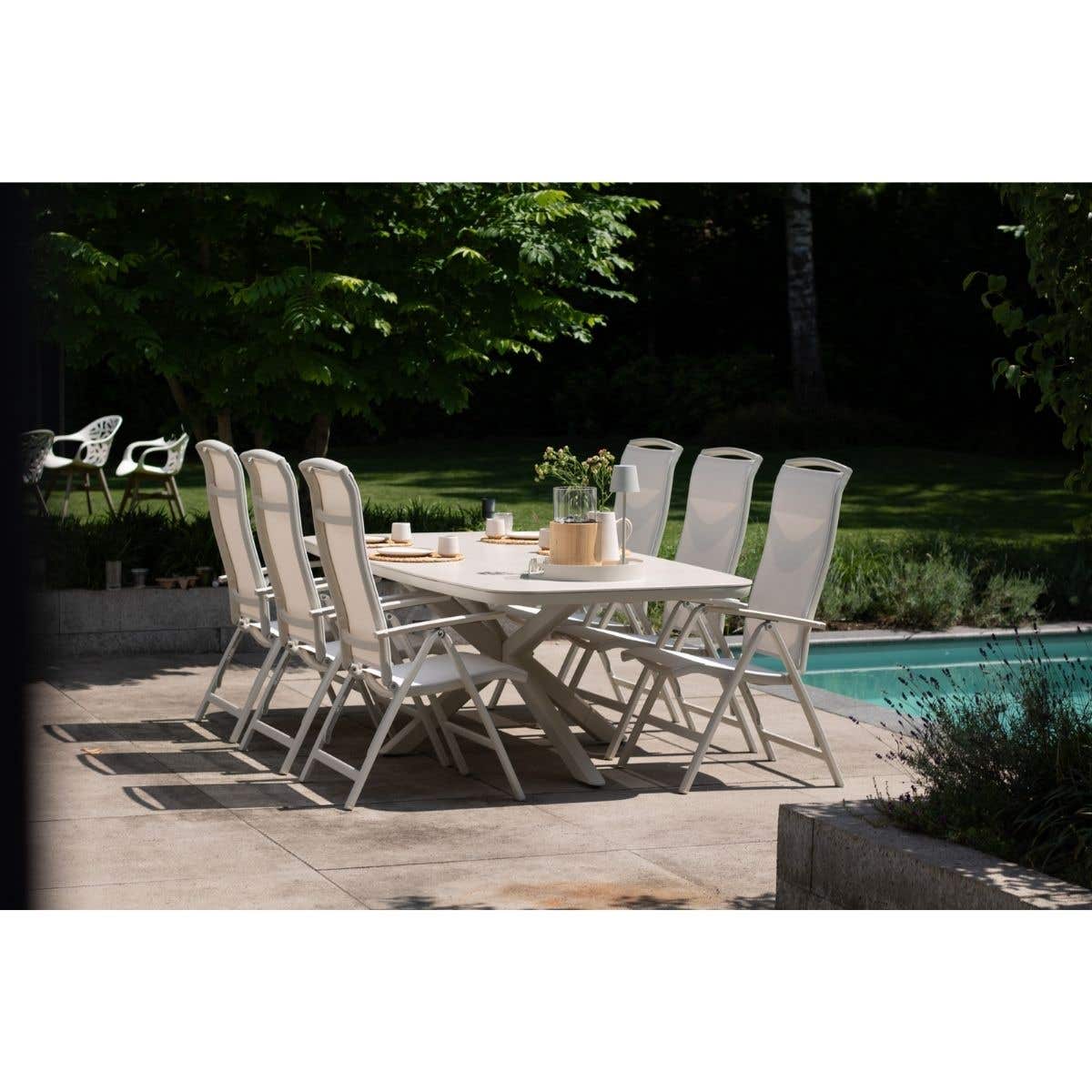 Royal Seasons Diningset 6-zits La Palma Zand